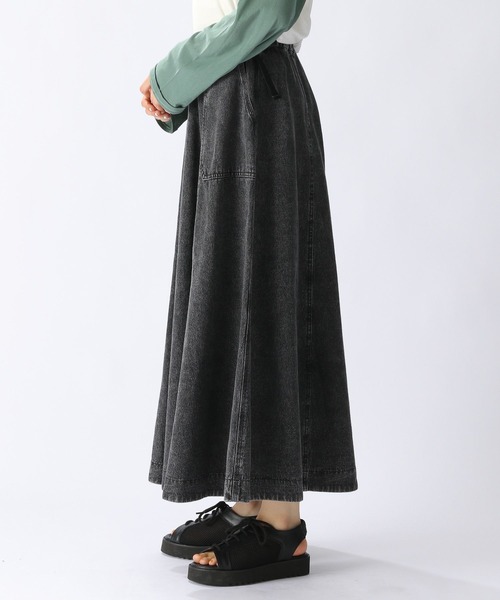 ニコアンド Misayo デニム ロングスカート ニコアンド misayoさんプロデュース 2way デニムジャンパー