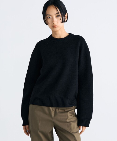 Edition（エディション） ニット セーター フェルテッドウール クルー