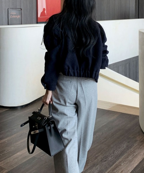 FREE STYLISTS ブルゾン アウター YUGA_YGMC Tweed zip-up jacket