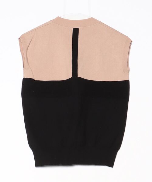 「Sov.」 ノースリーブトップス 36 ベージュ レディース_画像2