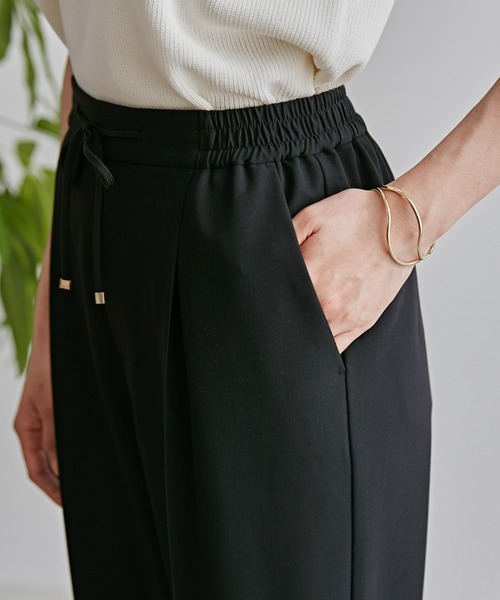 「NANO universe」 イージーパンツ X-SMALL ライム レディース_画像8