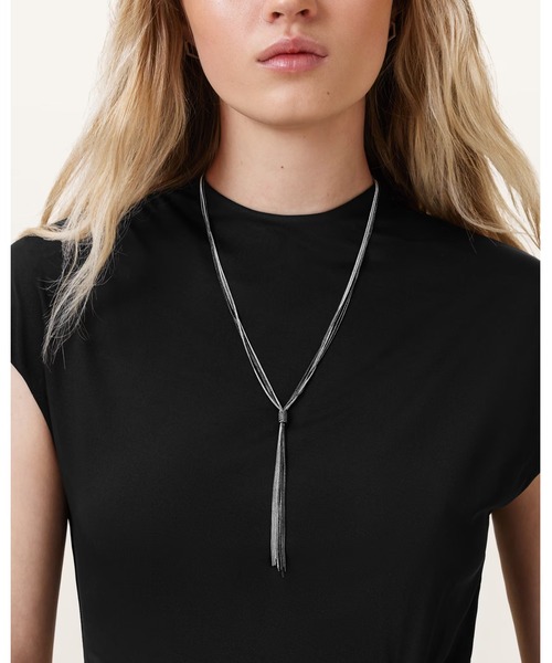 ALLSAINTS（オールセインツ） ネックレス FLEUR TWO TONE MULTI-CHAIN 