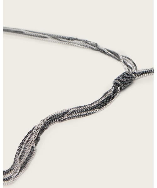 ALLSAINTS（オールセインツ） ネックレス FLEUR TWO TONE MULTI-CHAIN 