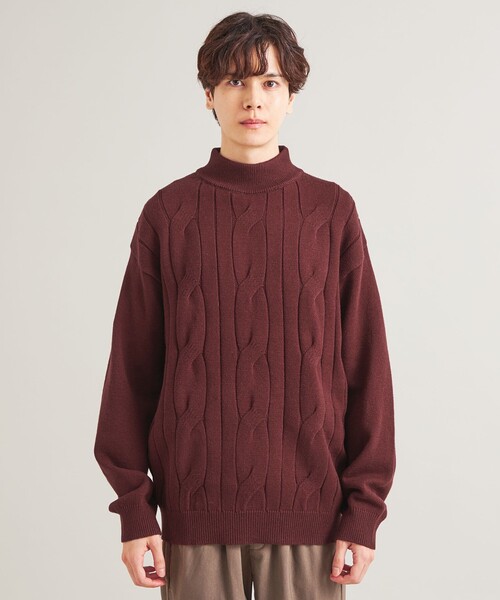 A DAY IN THE LIFE セーター ニット ビッグケーブル クルーネック