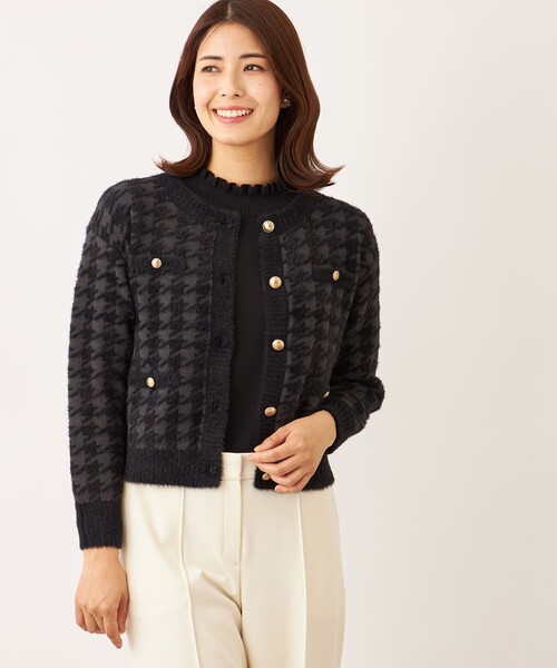 トゥービーシックカーディガン TO BE CHIC - トゥービーシック ニット カーディガン II ビーズ