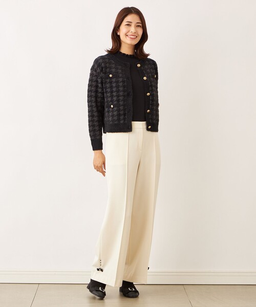 トゥービーシックカーディガン TO BE CHIC（トゥー ビー シック） カーディガン 40 ブラック