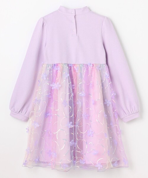 ANY（エニィ） ワンピース フラワーチュール ドッキングワンピース
