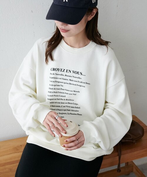 AEDDY 美品ユニセックス　ロゴトレーナー AEDDY 美品ユニセックス ロゴトレーナー