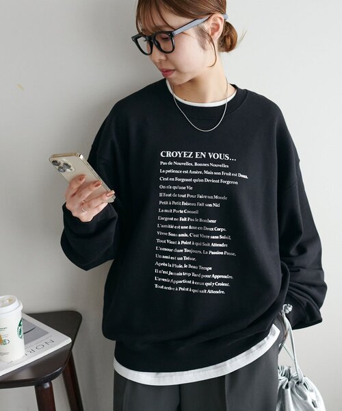 Discoat トレーナー スウェット 「ユニセックス」Lyricsロゴ