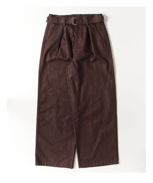 Blank デニムパンツ BLANK HOTEL ワイドパンツ ジーンズ Belted Pleat Wide Denim Pants