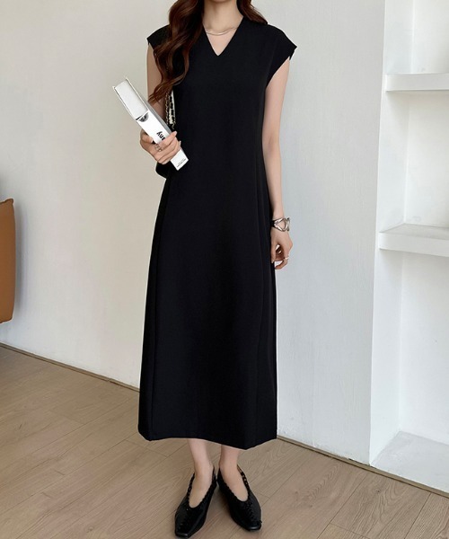 「COCOMOMO」 半袖ワンピース S グレー レディース_画像5