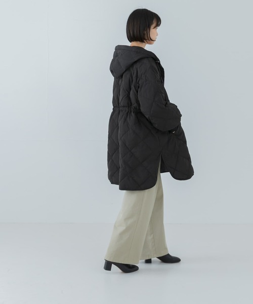 こっとんURBAN RESEARCH DOORS ロングダウンコート セール】ステッチレスライトダウンロングコート（ダウンジャケット