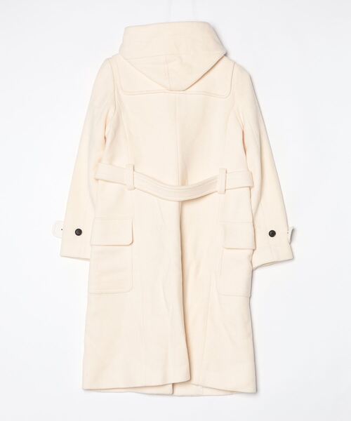 [NANO universe] полупальто "даффл коут" 36 бежевый женский 