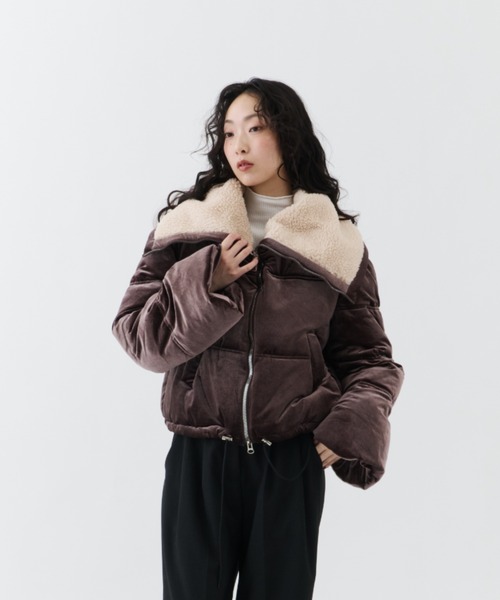 CLANE クラネ コクーンショートダウンコート ブラウン CLANE コクーンショートダウンコート ブラウン short down coat