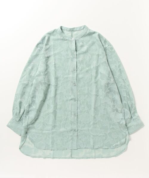 「paravion」 長袖ブラウス FREE ミント レディース_画像2