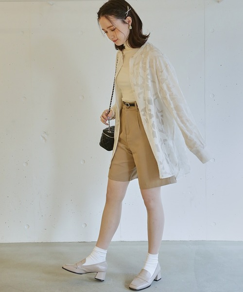 「paravion」 長袖ブラウス FREE ミント レディース_画像8