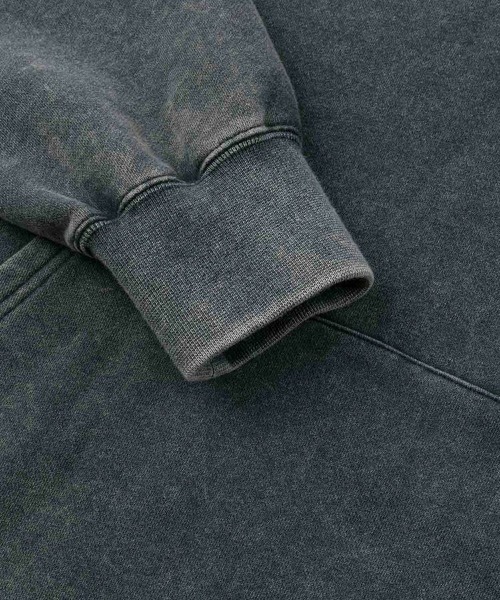 STYLISE パーカー 「EVISU」HEAVY WEIGHT RIB PANEL HOODIE / ライト