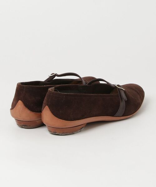 Salvatore Ferragamo ダークブラウン フラットシューズ FERRAGAMO（フェラガモ） フラットパンプス - ブラウン レディース