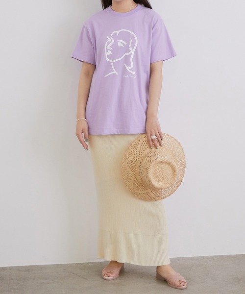 「MADEMOISELLE ROPE'」 半袖Tシャツ FREE ホワイト系その他2 レディース_画像3