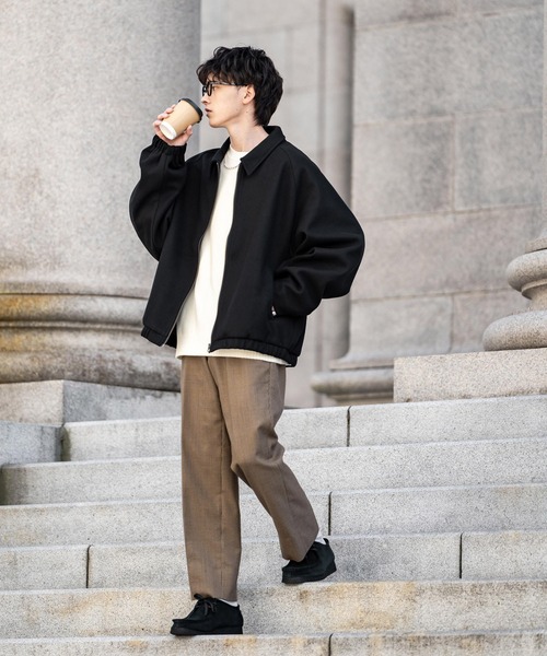 「Rocky Monroe」 ブルゾン M チャコール メンズ_画像6