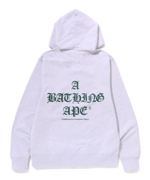 A BATHING APE（アベイシングエイプ） プルオーバーパーカー - グレー
