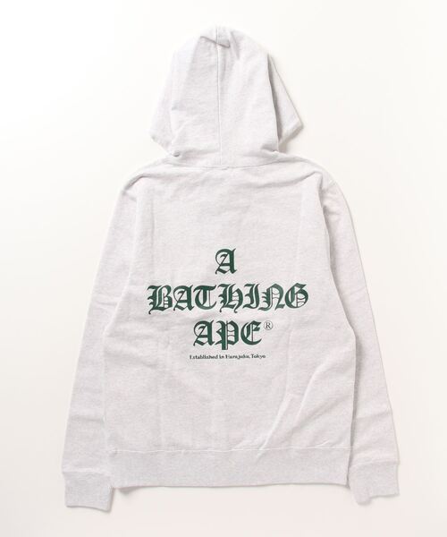 A BATHING APE（アベイシングエイプ） プルオーバーパーカー - グレー