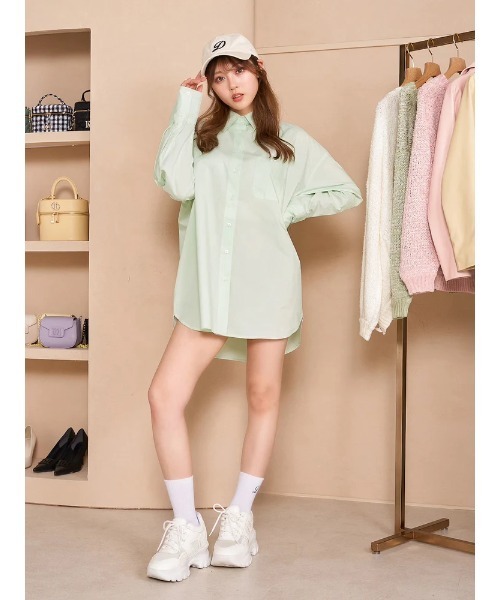 「Darich」 長袖シャツ FREE イエロー レディース_画像2