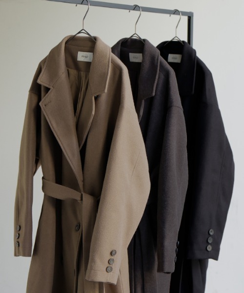 HUG.U（ハグユー） コート チェスターコート ほどよマーメイド” ロング