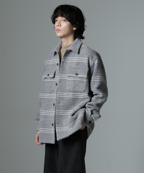 NANO universe（ナノ・ユニバース） ジャケット L ライトグレー メンズ