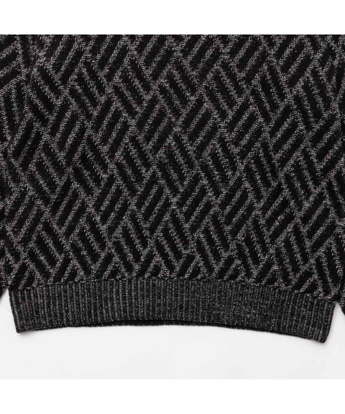 「URBAN COLLECTION」 長袖ニット M ブラウン メンズ_画像3