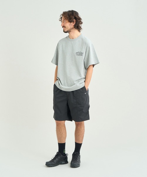 NANGA（ナンガ） tシャツ ECO HYBRID LINE DRAWING TEE/エコ