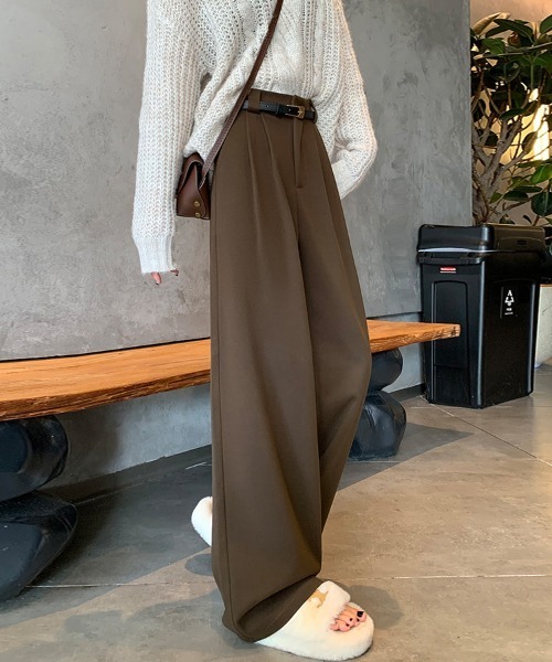 パンツ タック入りワイドパンツ レディース : ZOZOTOWN Yahoo!店