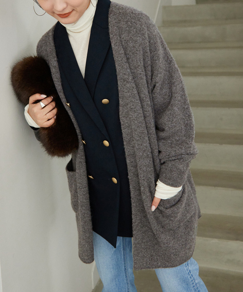 SLOBE IENA（スローブイエナ） ニットカーディガン FREE