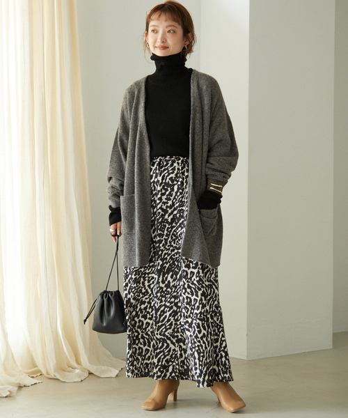 【最終価格】▼スローブイエナ　ニットクルージャケット　カーディガン モールニットジャケット（カーディガン）｜SLOBE IENA（スローブ