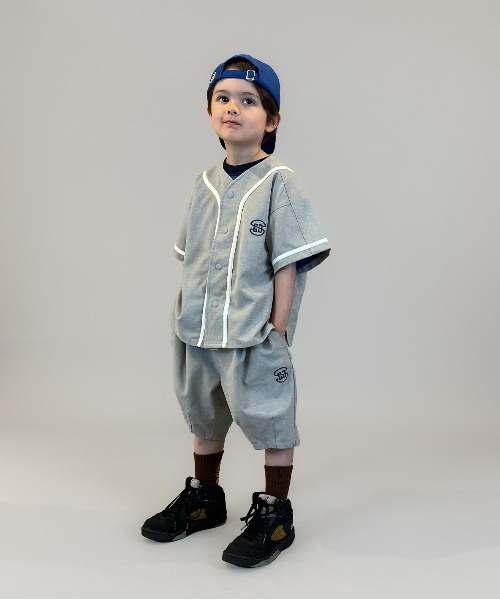 トレーナー Polyester CANAPA Baseball Shirt キッズ 子供服 男の子 女の子の画像