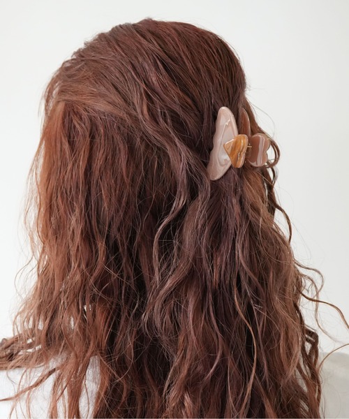 Port（ポート） ヘアクリップ 「 」 ハート モチーフ ニュアンス ミニ