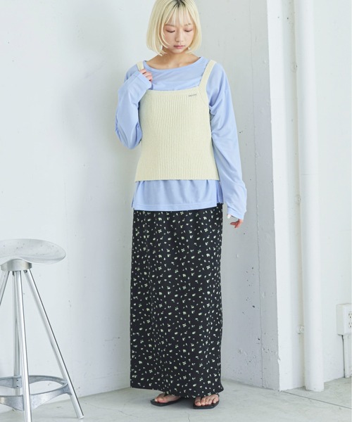 PILIT スカート 小花柄タイトスカート : ZOZOTOWN Yahoo!店 - 通販