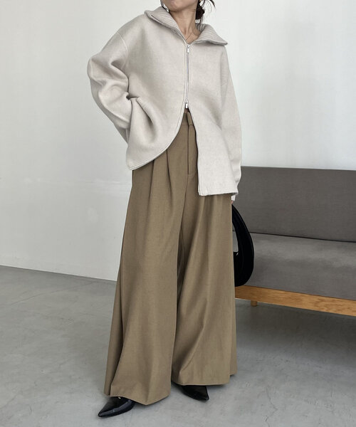 「CAPRICIEUX LE'MAGE」 ニットカーディガン 38 ホワイト系その他 レディース_画像3