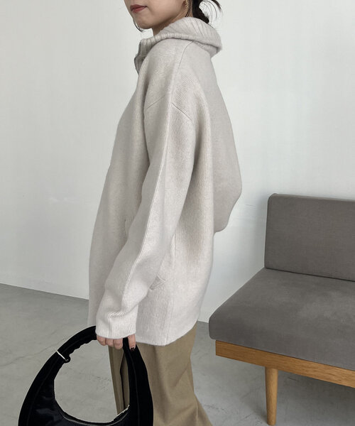 「CAPRICIEUX LE'MAGE」 ニットカーディガン 38 ホワイト系その他 レディース_画像5