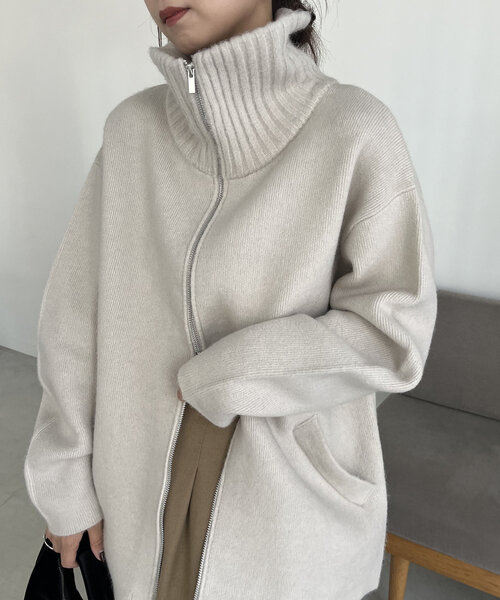 「CAPRICIEUX LE'MAGE」 ニットカーディガン 38 ホワイト系その他 レディース_画像7