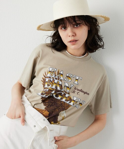 Whim Gazette（ウィム ガゼット） tシャツ 半袖 Eagle Tee レディース