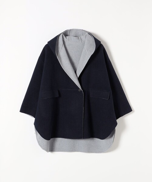 「SHIPS any」 コート ONE SIZE ネイビー レディース_画像3