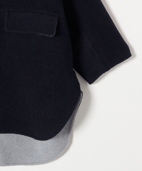 「SHIPS any」 コート ONE SIZE ネイビー レディース_画像6
