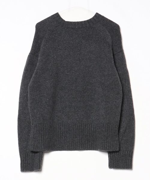 「ATON」 長袖ニット 2 グレー レディース_画像2