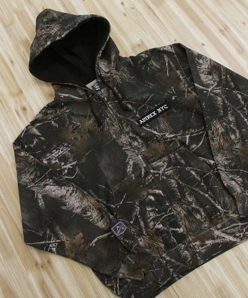 AVIREX ZIP UP HOODIE ”REAL TREE CAMO” ZIP UP HOODIE ”REAL TREE CAMO” | AVIREX（アヴィレックス） ｜【公式