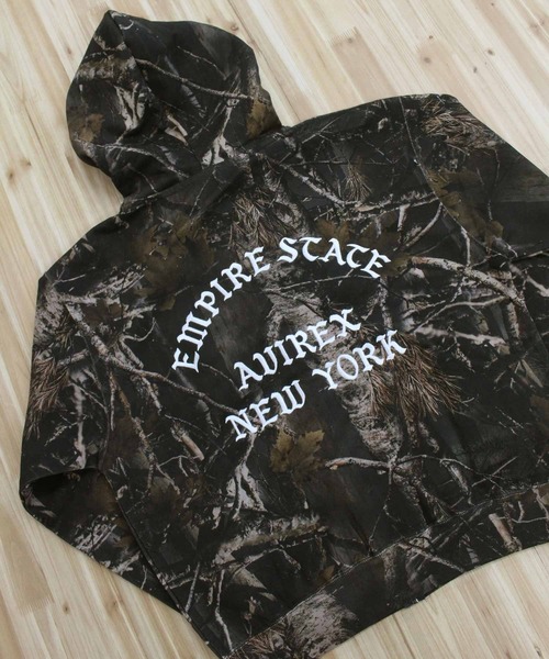 AVIREX（アヴィレックス） パーカー ZIP UP HOODIE”REAL TREE CAMO