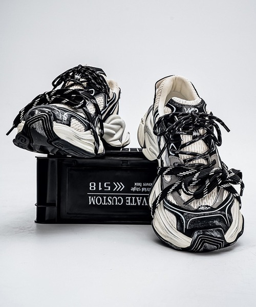 WESTBOY（ウエストボーイ） スニーカー 厚底 ボリューム ダッドレース 