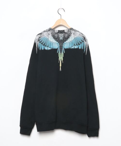 「MARCELO BURLON」 スウェットカットソー X-LARGE ブラック系その他 メンズの画像