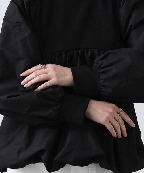 「Gready Brilliant」 長袖ブラウス FREE ブラック レディース_画像5