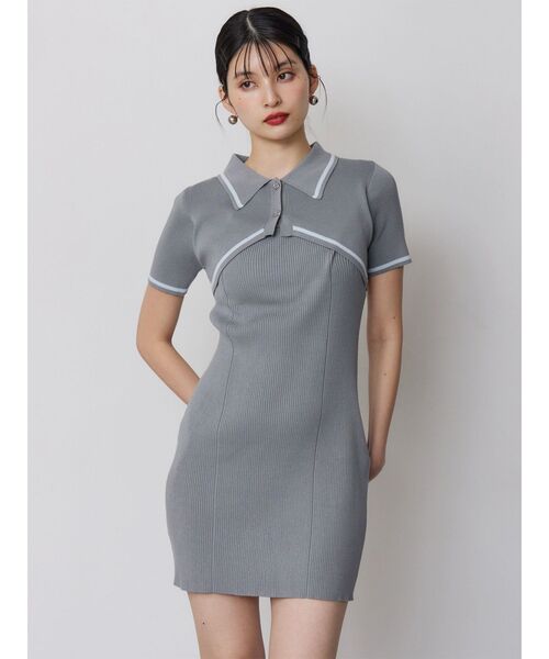 MURUA（ムルーア） ワンピース 2wayボレロライクポロワンピース 夏服